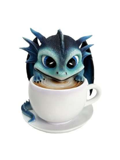 Cute Blue Dragon on Coffee Mug