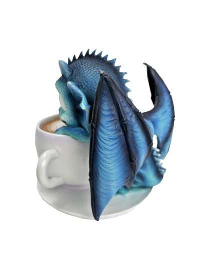 Cute Blue Dragon on Coffee Mug - Image 4