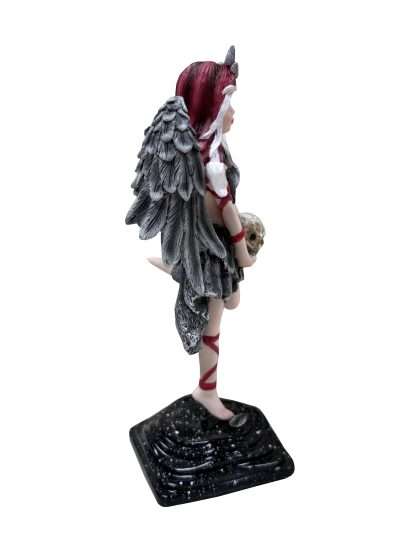 Goth Angel Holding Skull - Image 2