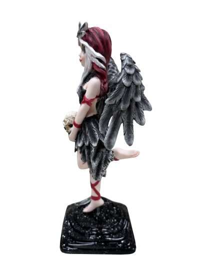 Goth Angel Holding Skull - Image 3