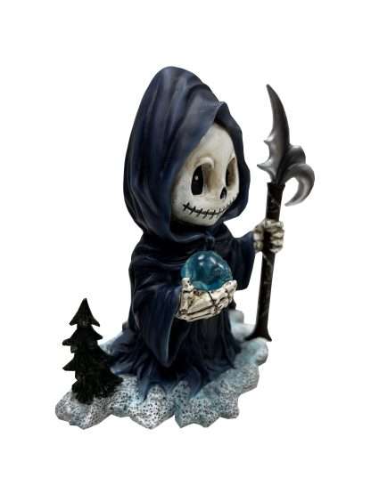 Winter Grim Reaper with Skull - Image 2