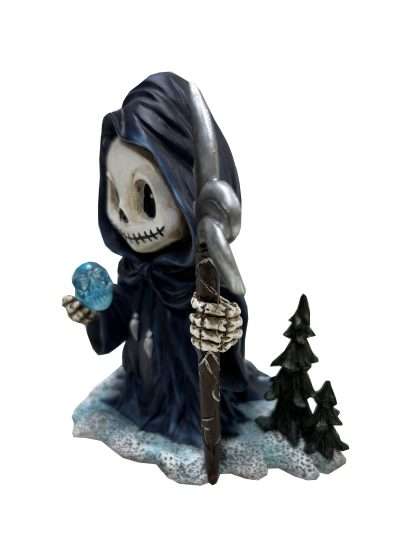Winter Grim Reaper with Skull - Image 3