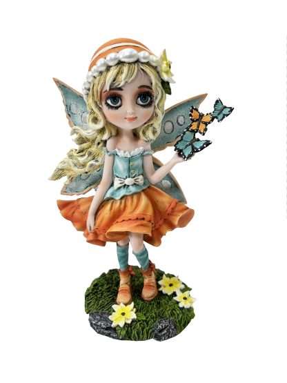 Cute Summer Fairy with Butterflies