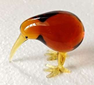 Glass Art Kiwi Brown
