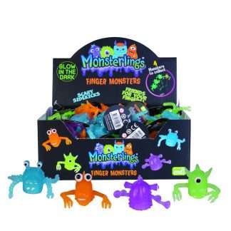 Glow-in-the-dark Finger Monsters