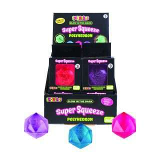 Smoosho's Super Squeeze Glow In The Dark Polyhedron