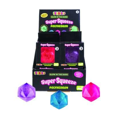 Smoosho's Super Squeeze Glow In The Dark Polyhedron