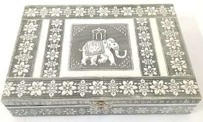 Jewellery Box Elephant Design with Ring Holder - Image 2