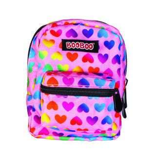 Pink Rainbow Hearts BooBoo Backpack Mini