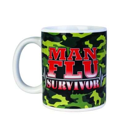 Man Flu Survivor Coffee Mug - Image 3