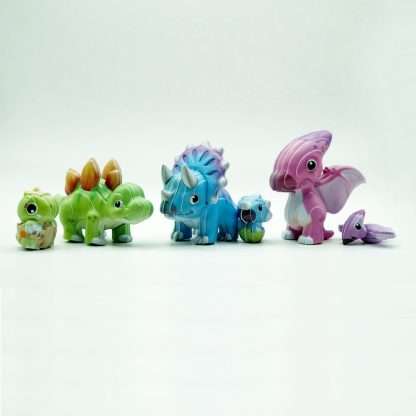 Dinosaurs-3D Model PVC Stickers Puzzle - Image 4
