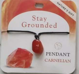 Natures Gift Jewelry Wishing Pendant Carnelian- Stay Grounded
