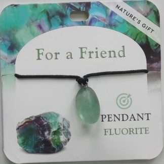 Natures Gift Jewelry Wishing Pendant Fluorite- For a Friend