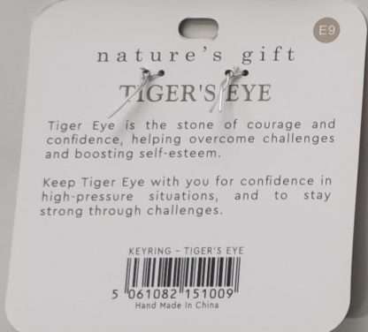 Natures Gift Jewelry Healing Keyring Gold Tigereye- Courage & Confidence - Image 5