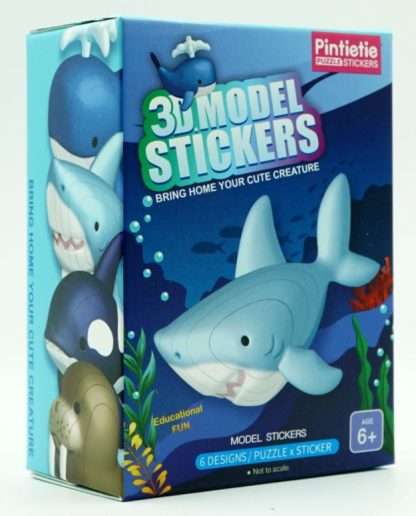 Sea Creature-3D Model PVC Stickers Puzzle - Image 3