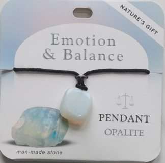 Natures Gift Jewelry Healing Pendant Opalite- Emotion & Balance