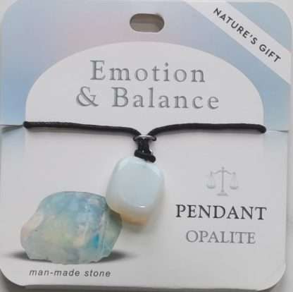 Natures Gift Jewelry Healing Pendant Opalite- Emotion & Balance