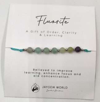 Gemstone Bead Bracelets Fluorite