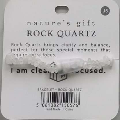 Natures Gift Jewelry Wishing Gem-Chip Bracelet Rock Quartz- Just for You - Image 5