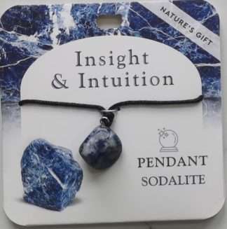 Natures Gift Jewelry Healing Pendant Sodalite- Insight & Intuition