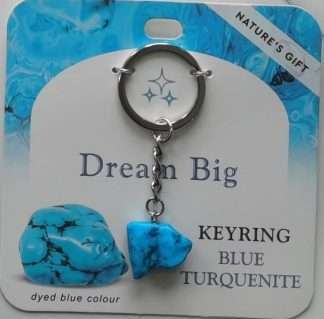 Natures Gift Jewelry Wishing Keyring Turquenite- Dream Big