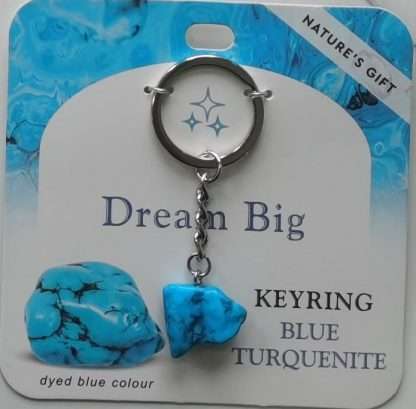 Natures Gift Jewelry Wishing Keyring Turquenite- Dream Big