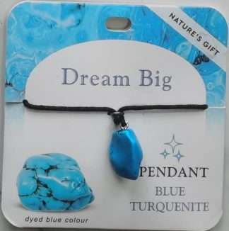 Natures Gift Jewelry Wishing Pendant Turquenite- Dream Big