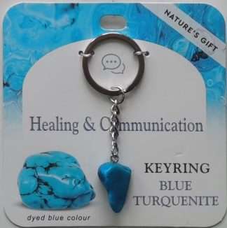 Natures Gift Jewelry Healing Keyring Turquenite- Healing & Communication