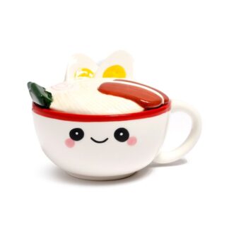 Nori the Ramen Foodiemals Ceramic Lidded Mug