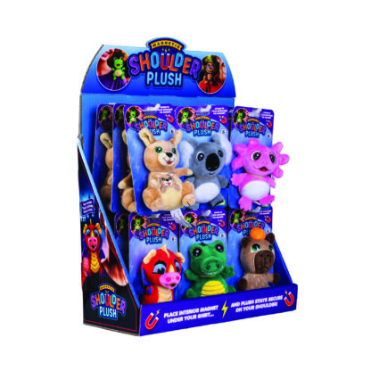 Shoulder Plush Counter Display 12 Pieces- Free Stand- stock value $124.20 - Image 2