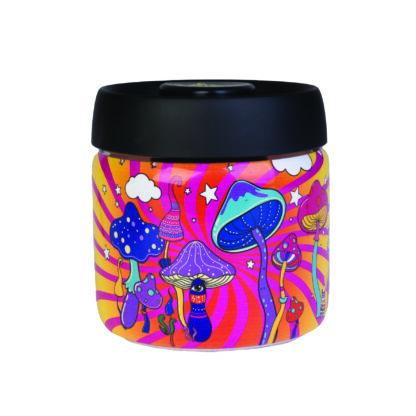 Magic Mushroom Vacuum Sealed Stash Jar