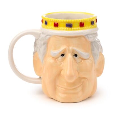 King Charles III Ceramic Head Shaped Mug - Image 3