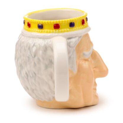 King Charles III Ceramic Head Shaped Mug - Image 7