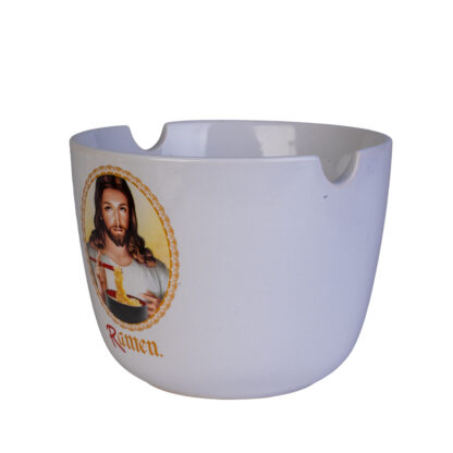 Jesus Ramen Ceramic Noodle Bowl with Bamboo Chopsticks - Image 3