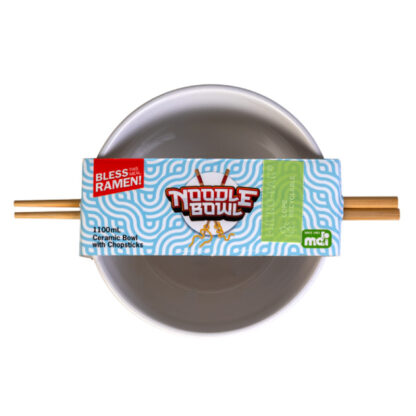 Jesus Ramen Ceramic Noodle Bowl with Bamboo Chopsticks - Image 6