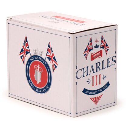 King Charles III Ceramic Shaped Handle Mug - Image 9