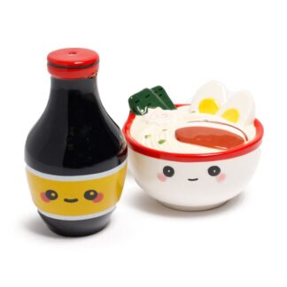 Nori the Ramen Foodiemals Ceramic Salt & Pepper Set
