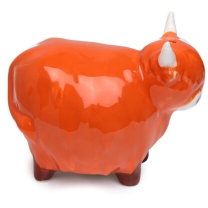 Highland Coo Cow Ceramic Salt & Pepper Set - Image 7
