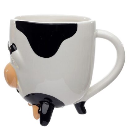 Bramley Bunch Farm Cow Upside Down Ceramic Shaped Mug - Image 4