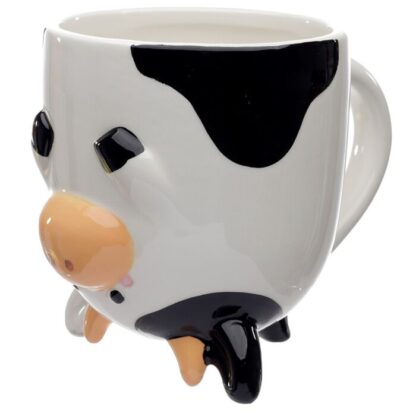 Bramley Bunch Farm Cow Upside Down Ceramic Shaped Mug - Image 5