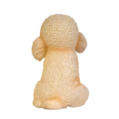 White Poodle Dog Table Lamp - Image 4