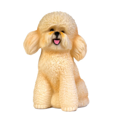 White Poodle Dog Table Lamp - Image 5