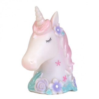 Pretty Flower Unicorn Table Lamp