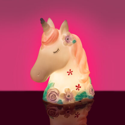 Pretty Flower Unicorn Table Lamp - Image 5