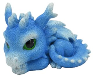 Cute Blue Resting Dragon