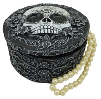Skulls n Flowers Trinket Box