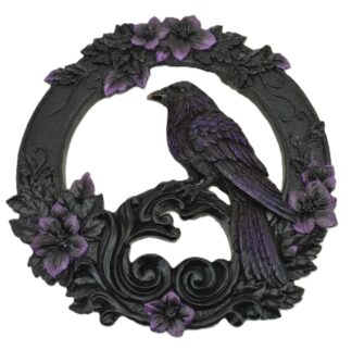 Raven Wall Hanging Resin