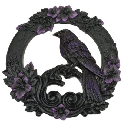 Raven Wall Hanging Resin