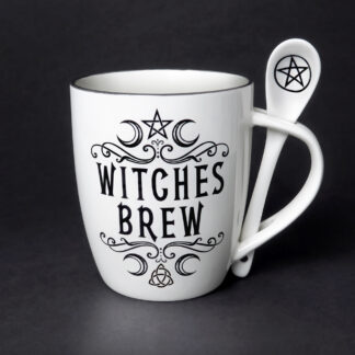 Alchemy Fine Bone China Mug and Spoon Set Witches Brew