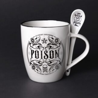 Alchemy Ceramic Mug & Spoon Set Poison